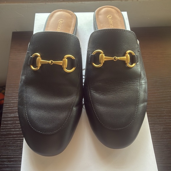 Quince Italian Leather Horsebit Mule - Picture 7 of 10